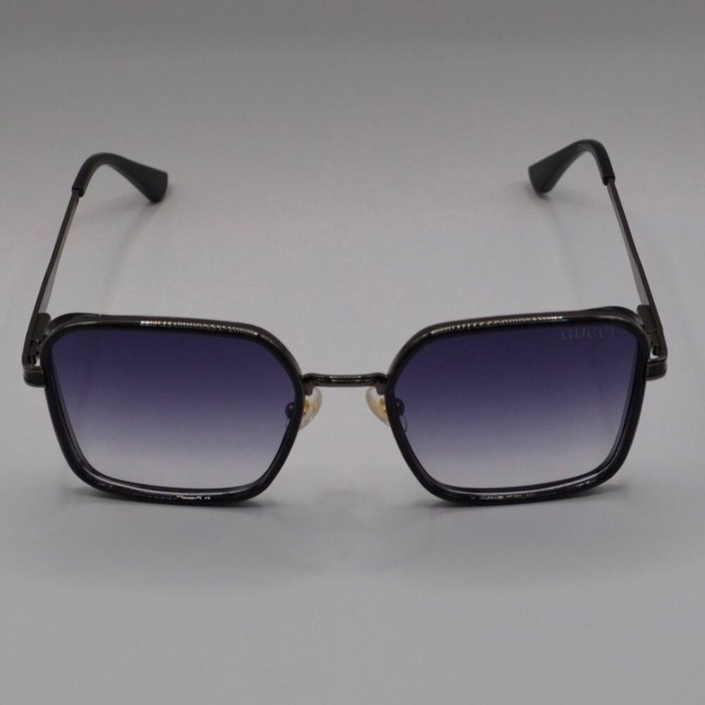 Gucci Women’s Sunglasses | Silver & Black | Purple Gray Gradient | 56-16-145 - Picture 6 of 12
